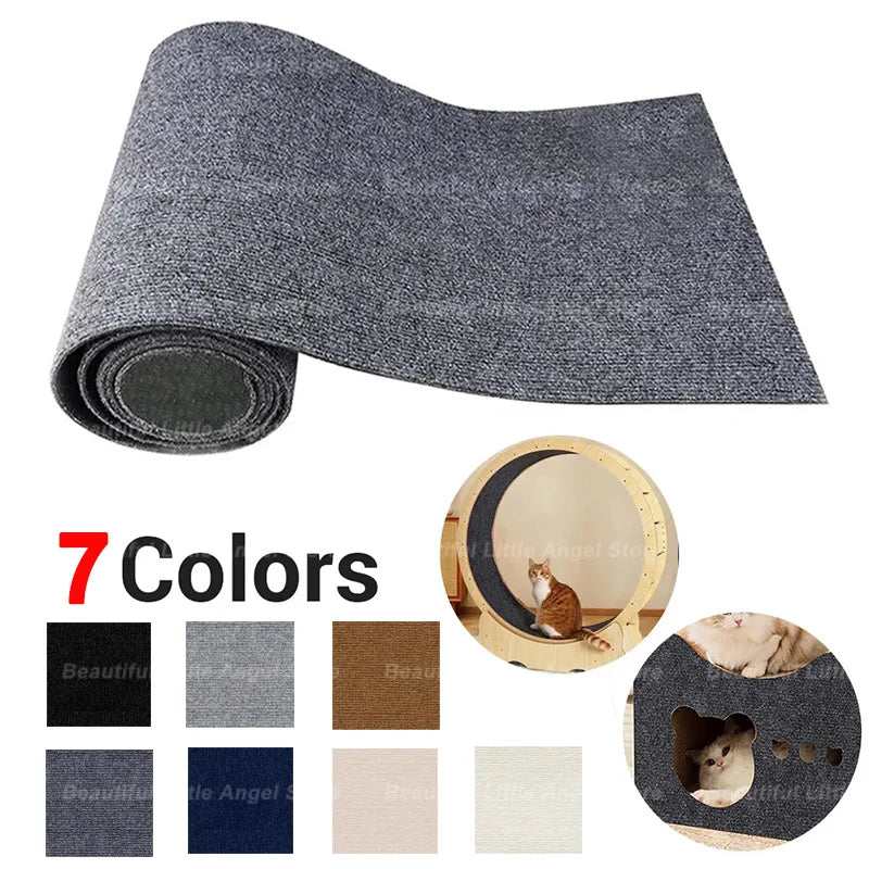 Self-Adhesive Cat Scratch Protector – Trimmable Furniture & Wall Protection Mat