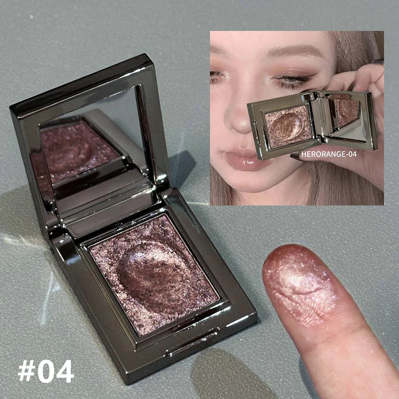 **« Palette fards à paupières caméléon vert foncé – Pailleté, facile à appliquer et illuminant »**