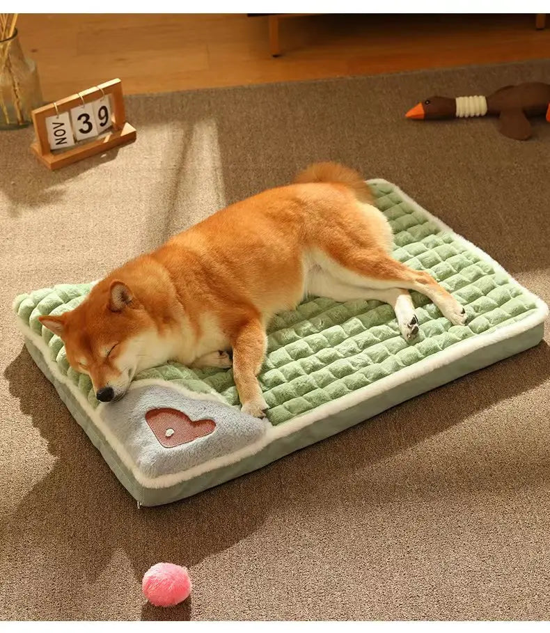 Orthopedic Memory Foam Dog Bed – Washable Pet Cushion with Removable Cover