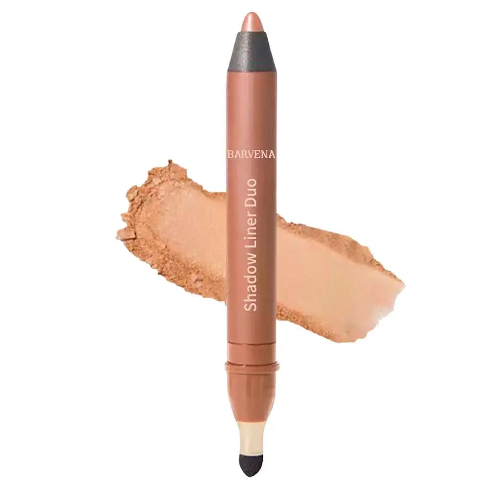 Crayon 2 en 1 nacré – fard à paupières et eyeliner, paillettes métalliques, longue tenue, waterproof, facile à appliquer, maquillage des yeux
