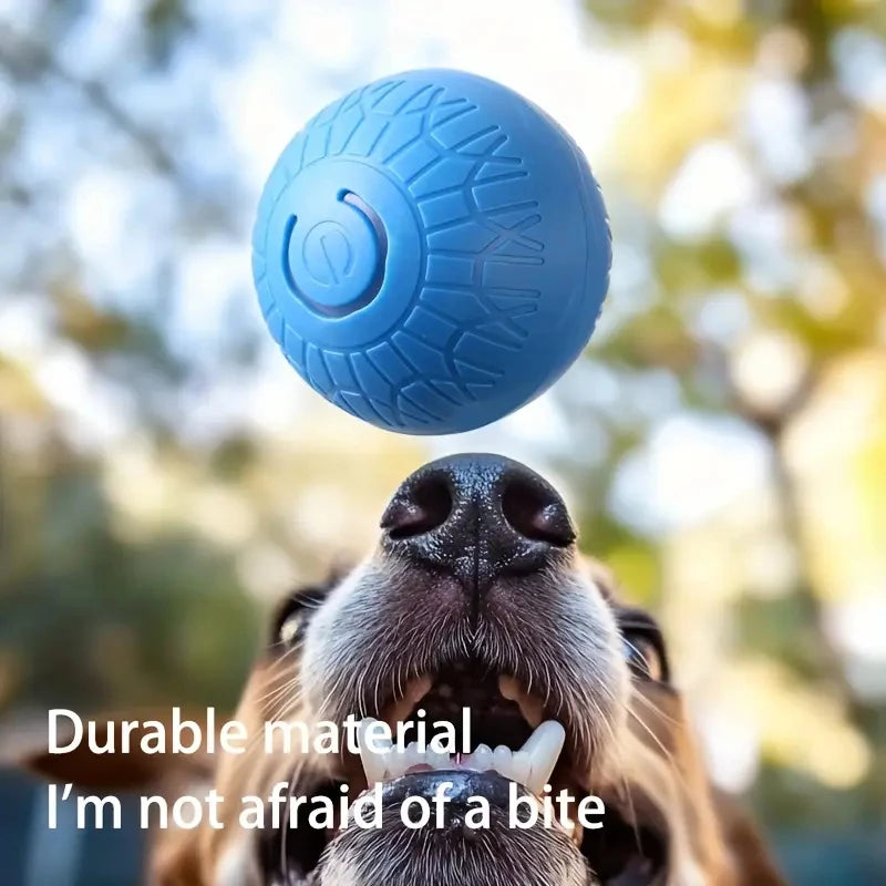 Smart Automatic Rolling Dog Ball – USB Rechargeable Interactive Pet Toy