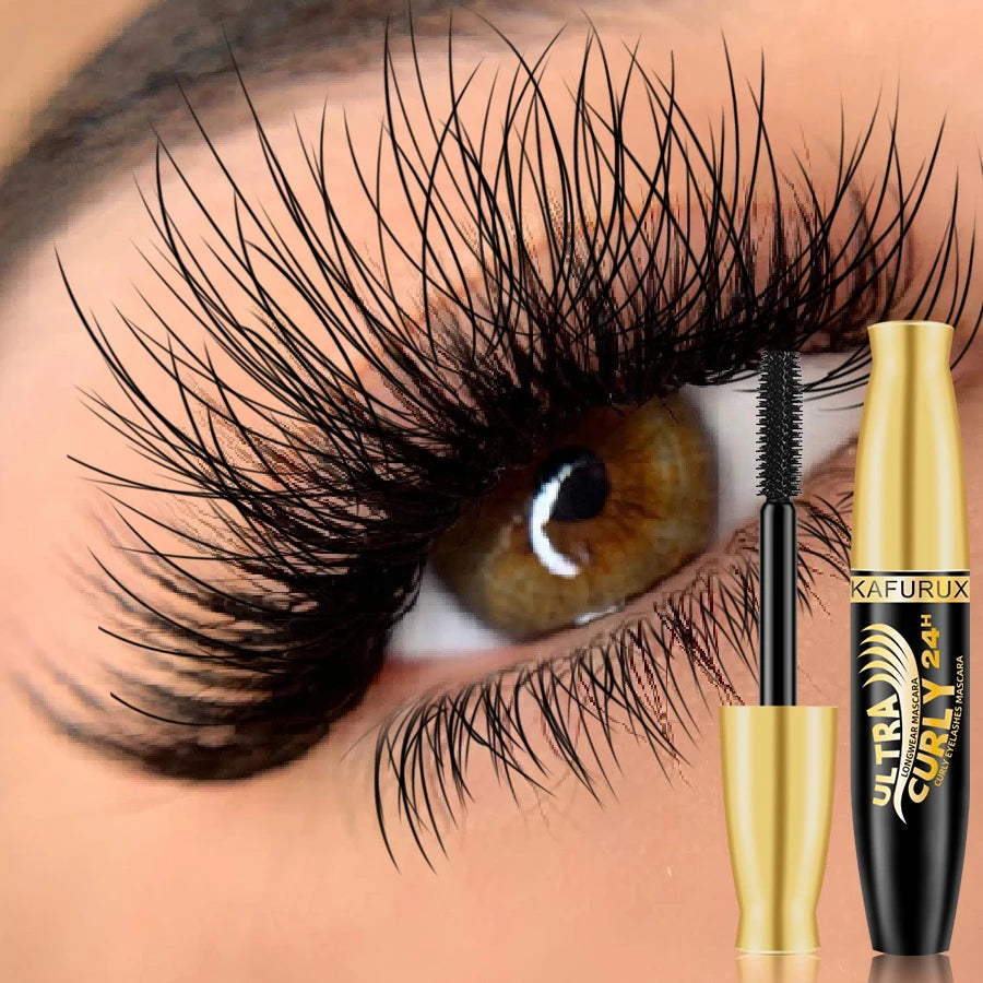 **« Mascara allongeant noir – Longue tenue avec brosse pour extensions de cils »**