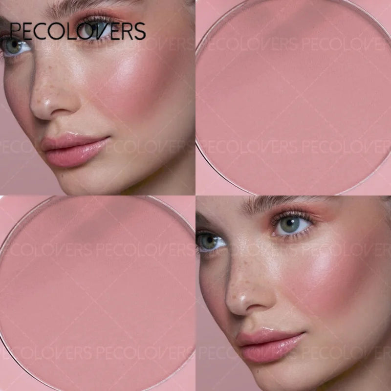 Palette de Blush 1 pièce — Résistante à l’Eau, Teinte Rose, Facile à Appliquer, Effet Maquillage 3D Naturel, Fini Mat, Nuances de Rouge