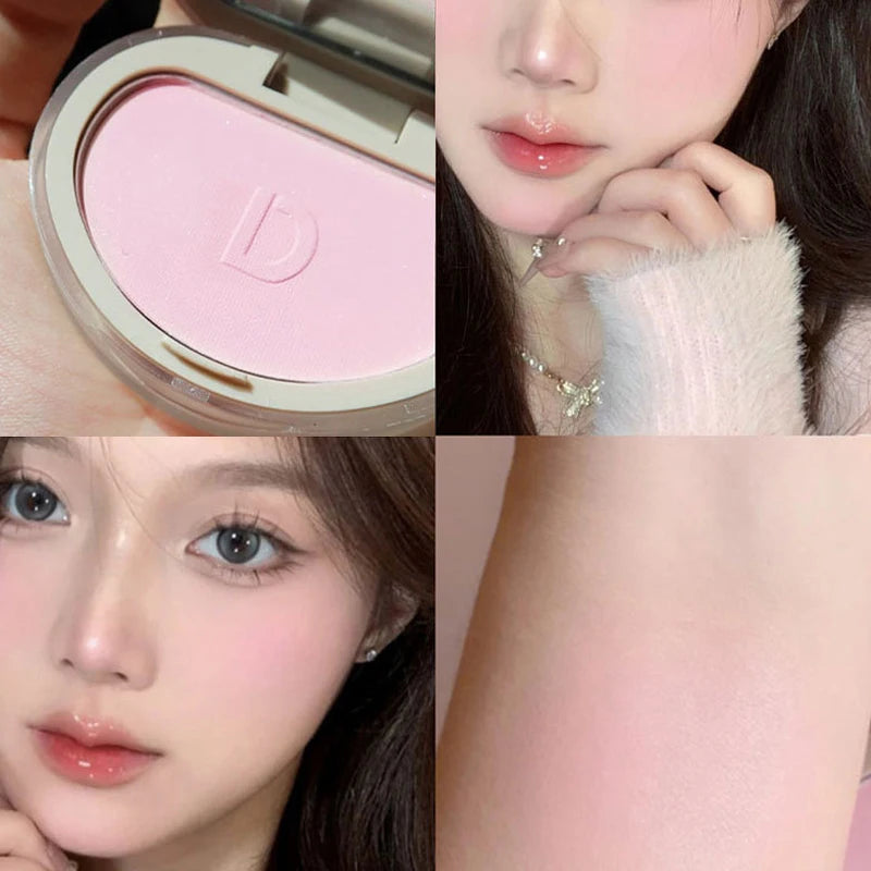 Blush Monochrome Miel — Poudre et Crème, Haute Brillance, Éclat Naturel, Fixe la Couleur, Blush Visage