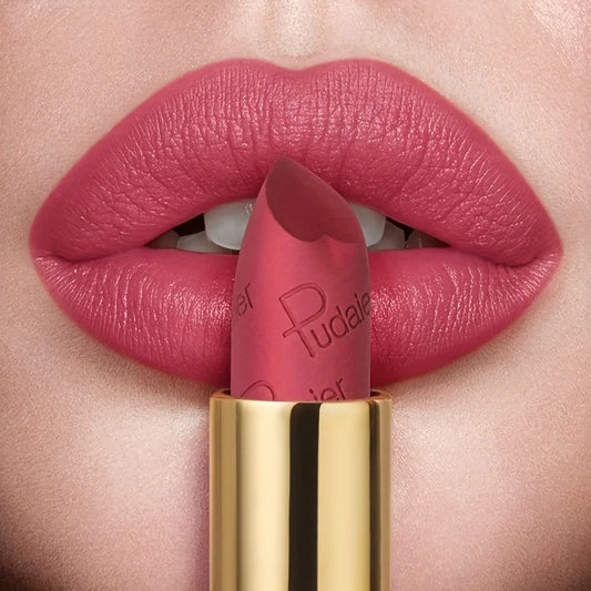 Rouge à lèvres velours mat – Waterproof et résistant à la transpiration | Application facile et portable | Gloss pratique pour un maquillage lèvres parfait