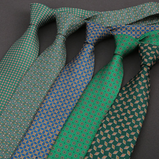 « Cravate Homme 8 cm – Imprimé Paisley & Floral »