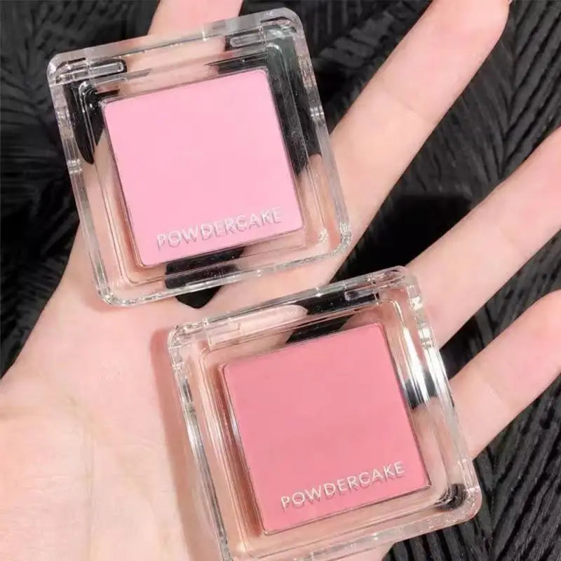 Palette de blush poudre pour le visage – Fini mat, longue tenue, illumine la peau – Waterproof, contouring du visage, maquillage féminin