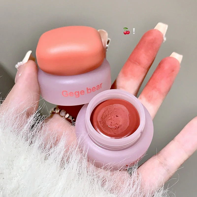 Baume mousse lèvres et joues – Blush et teinte à lèvres matte style coréen, polyvalent – S’accorde avec toutes les carnations