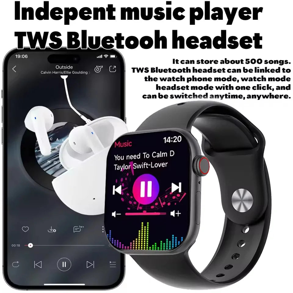 2025 nouvelle série Watch10 GPS piste montre intelligente hommes femme HD Bluetooth appel étanche sport SmartWatch pour Apple Android IOS