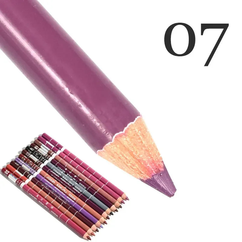 Set 28 Couleurs Crayons à Lèvres Waterproof – Mat, Teintes Nude et Rouge, Longue Tenue, Anti-Transfert, Maquillage des Lèvres pour Femmes, Fête