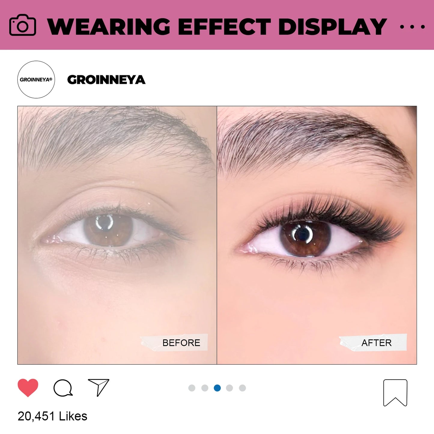 Kit d’extension de cils – Cils individuels en grappes, cils en vison synthétique, ensemble mixte avec colle et scellant pour maquillage