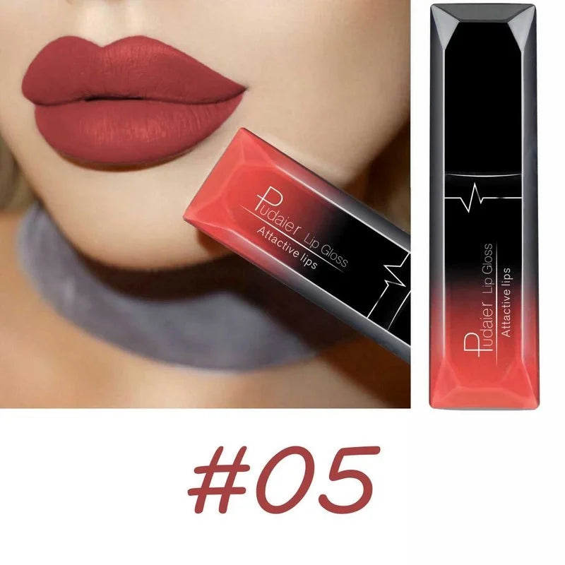 Meilleur maquillage pour les lèvres 17 couleurs Sexy mat longue durée brillant à lèvres liquide rouge à lèvres crème pour les lèvres