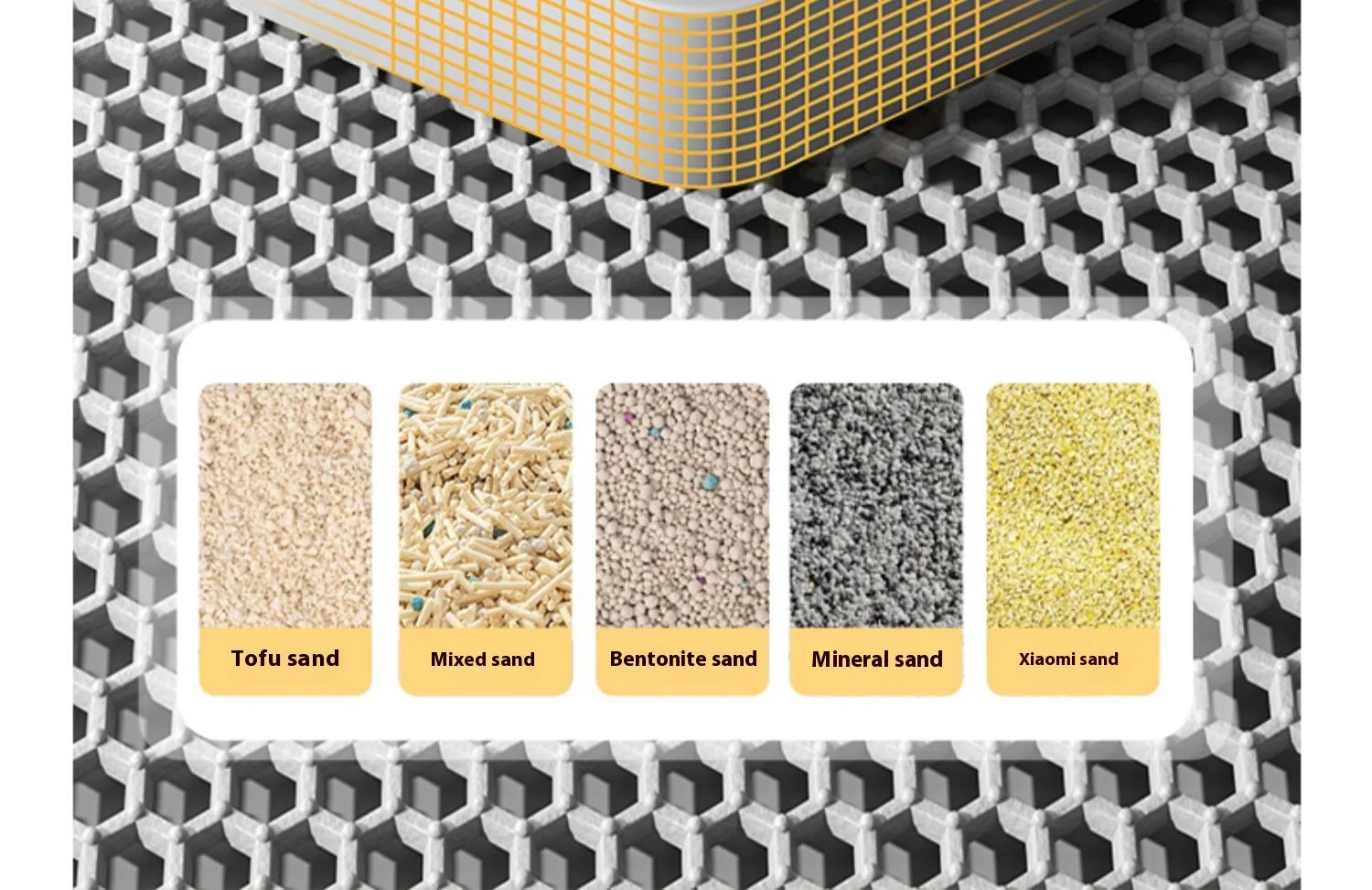 2-Layer Cat Litter Mat – Waterproof Non-Slip Litter Trapping Mat