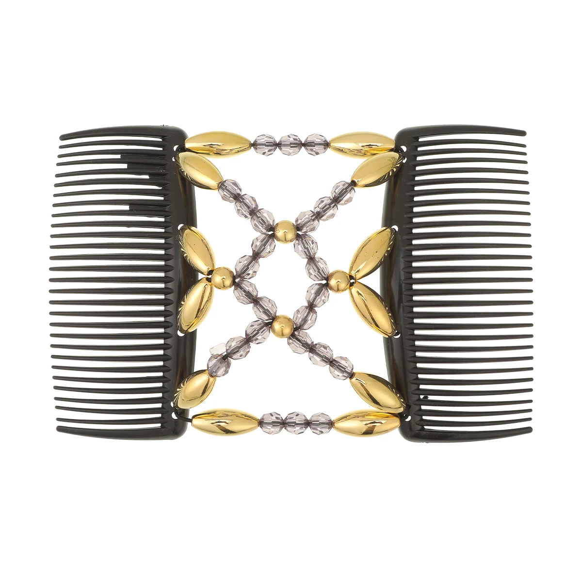 « Peigne Élastique Double Rang – Accessoire Cheveux Femme »