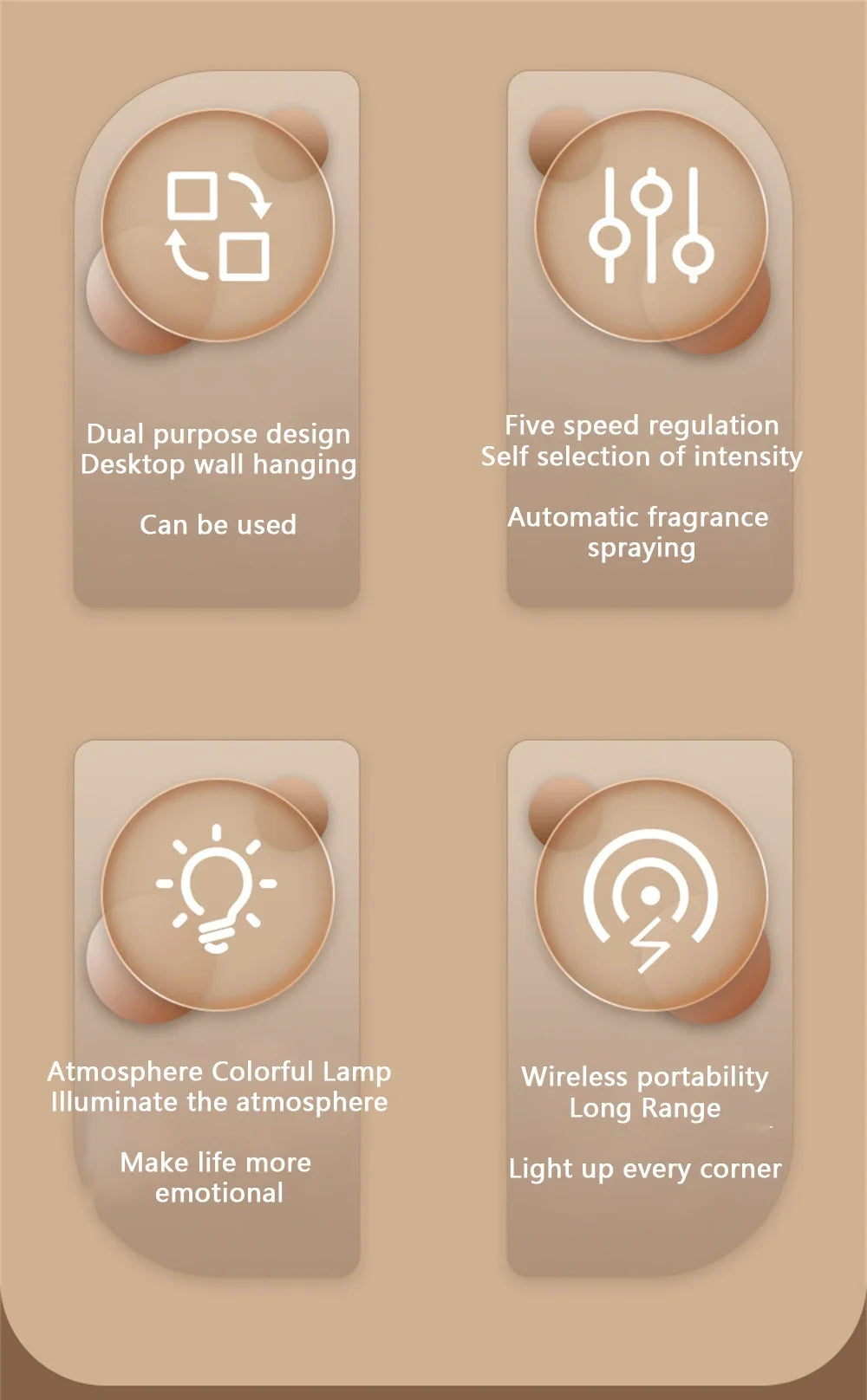 Essential Oil Aroma Diffuser – Fragrance Humidifier & Air Freshener for Home and Office