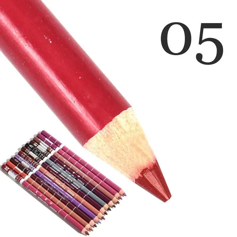 Set 28 Couleurs Crayons à Lèvres Waterproof – Mat, Teintes Nude et Rouge, Longue Tenue, Anti-Transfert, Maquillage des Lèvres pour Femmes, Fête