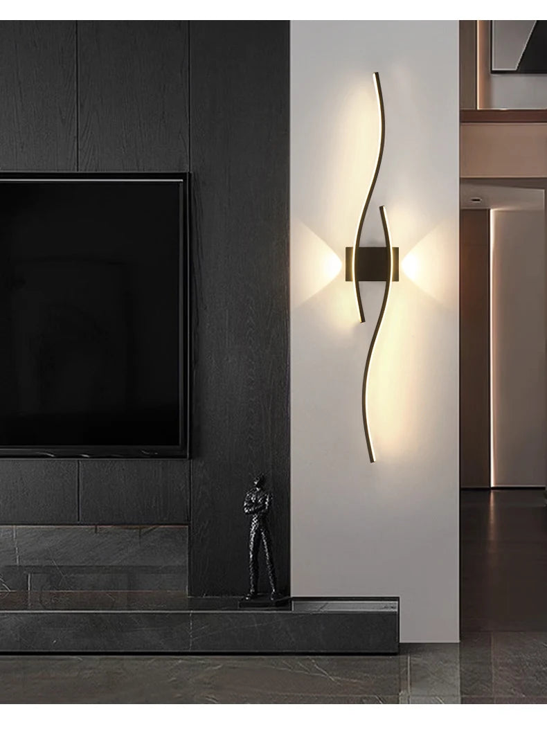 Modern LED Wall Lamp – Minimalist Lighting for Living Room, Bedroom & Kitchen