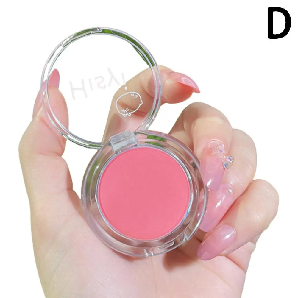 Blush mat pour filles – Crème pêche, maquillage rose et rouge pour joues – Poudre blush, teinte pour contour, palette de joues
