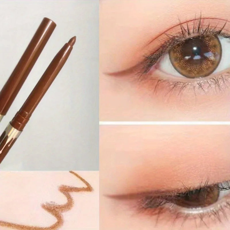 Eyeliner Gel Waterproof – Noir et Marron, Tenue Longue