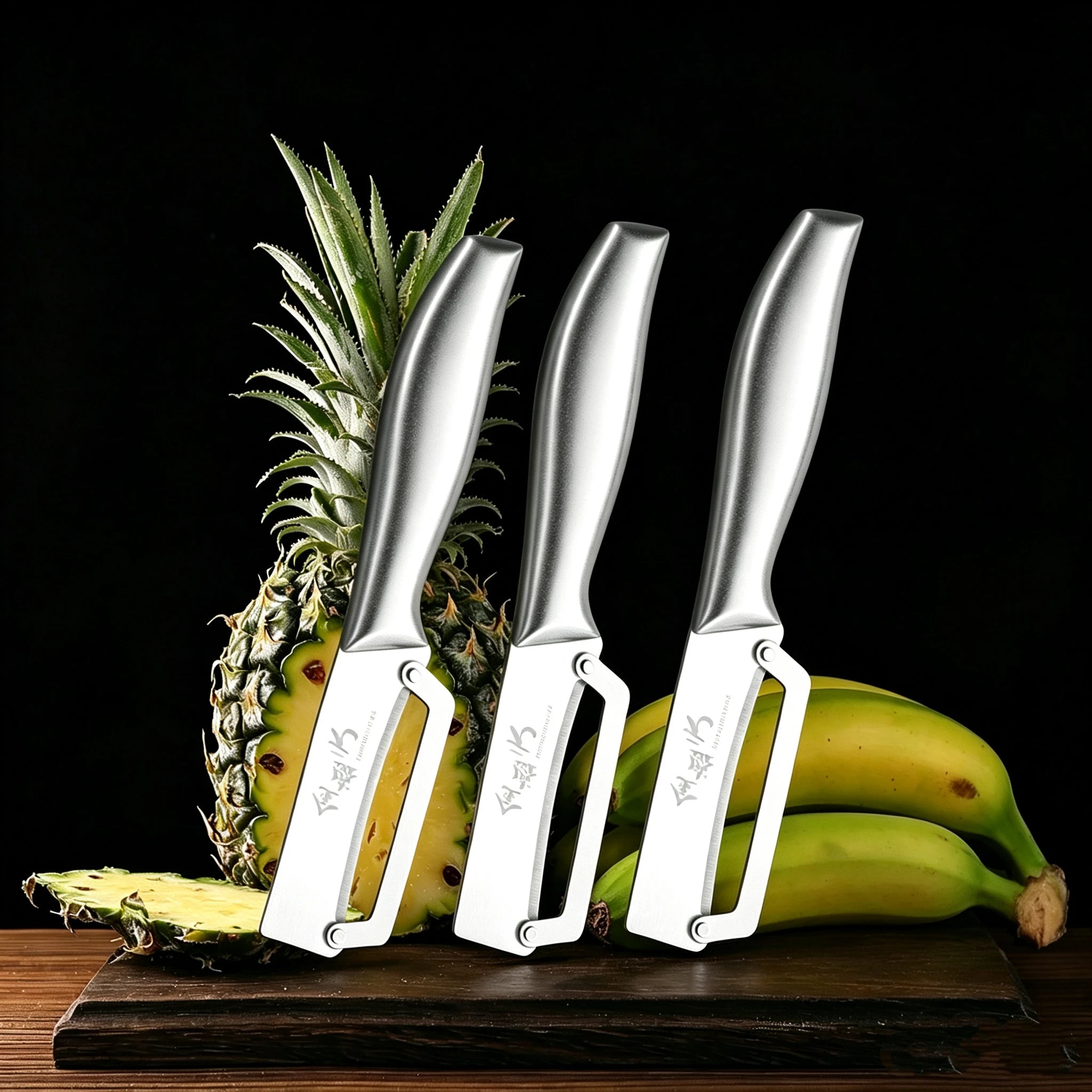 3-in-1 Multifunction Stainless Steel Peeler – Vegetable & Fruit Peeler, Slicer and Shredder Kitchen Tool