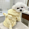 Quick-Dry Pet Bathrobe – Super Absorbent Towel Robe for Dogs & Cats