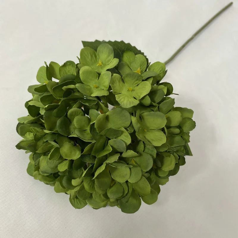 58CM Artificial Hydrangea Bouquet – Realistic Silk Flowers for Home & Wedding Décor