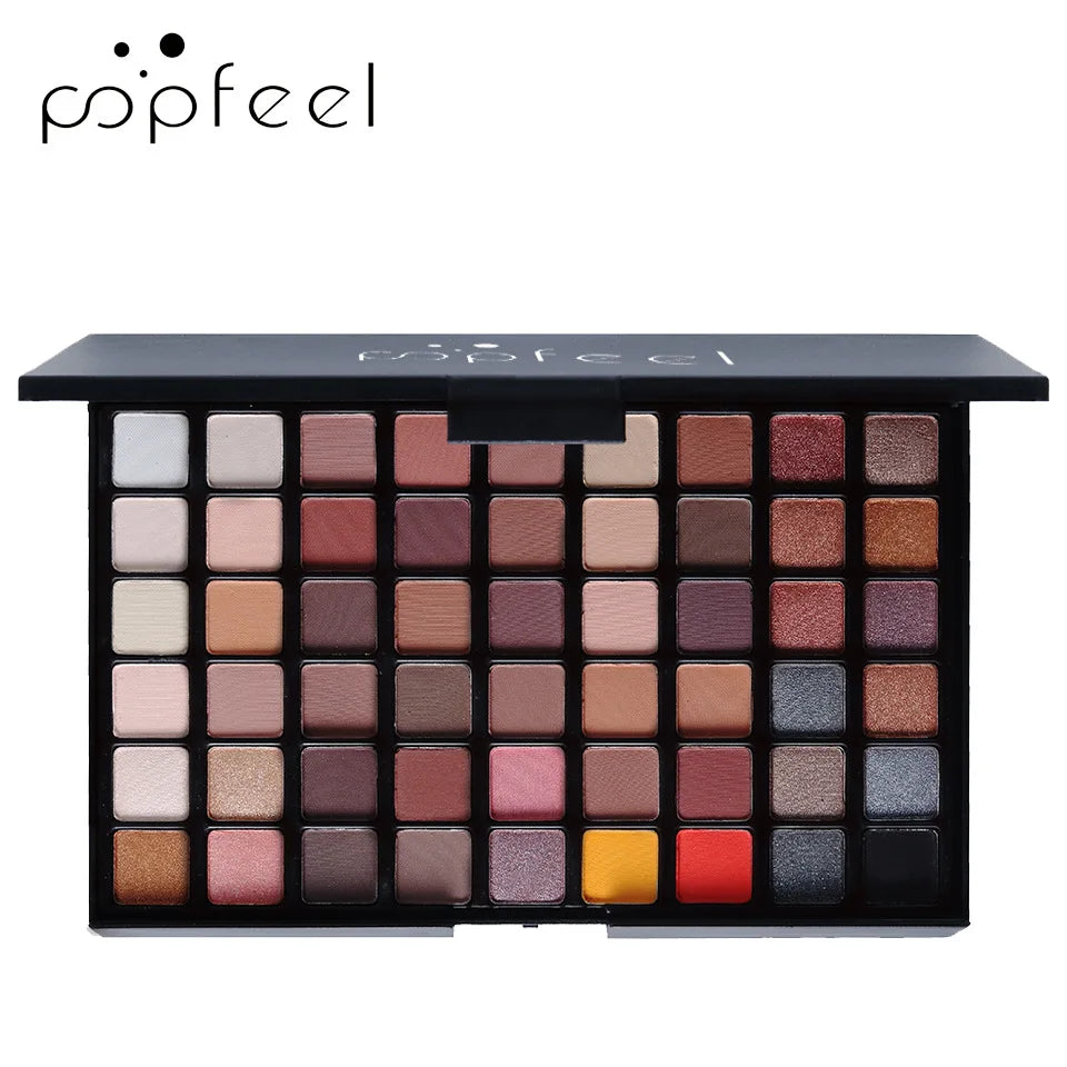 **« Palette fards à paupières 12/29/54 couleurs – Mat, smoky, tons terre, waterproof et pailleté »**