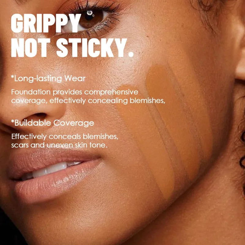 Fond de Teint Liquide Mat – Contrôle du Sébum, Waterproof, Couvrance Totale, Pour Tous Types de Peau