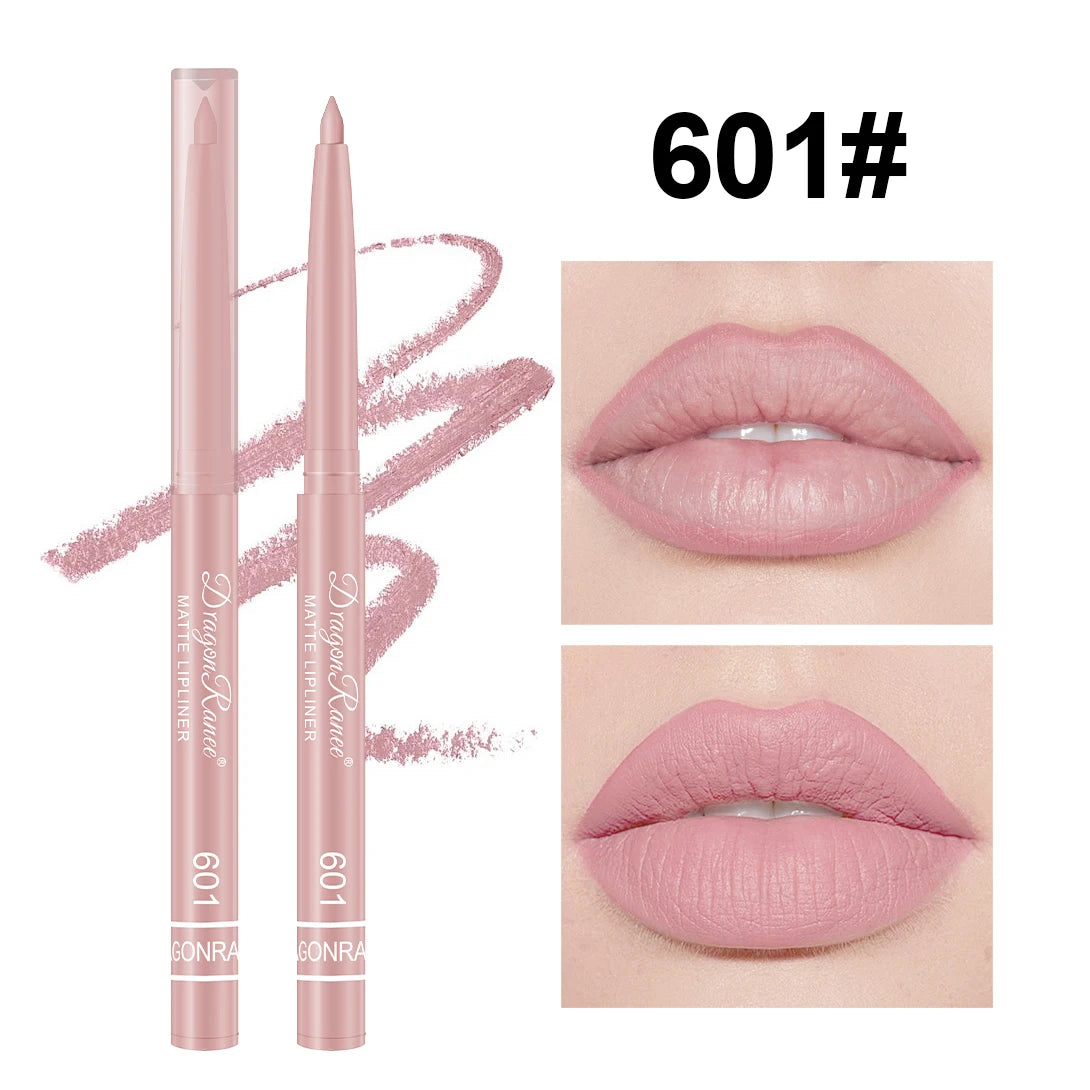 Crayon à Lèvres Nude Mat – Contour Naturel, Débutant-Friendly, Waterproof, Maquillage Délicat des Lèvres