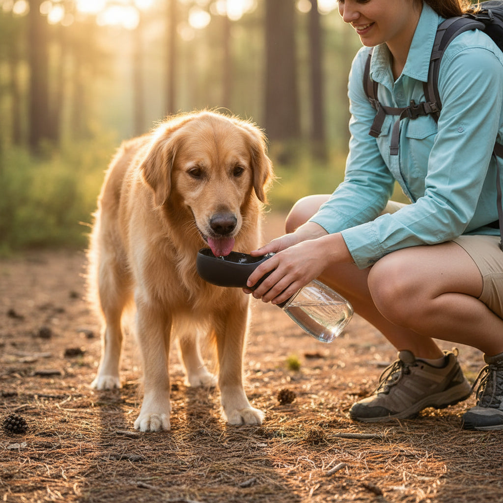 Portable Dog Water Bottle – Leakproof Travel Water Dispenser for Pets