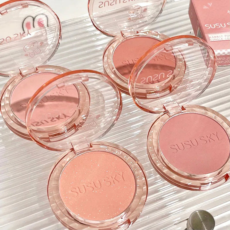 Blush Monochrome Lapin — Fini Mat, Longue Tenue, Couleur Durable, Non Pailleté, Teinte Rouge Éclaircissante