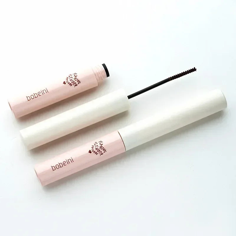 Mascara brun naturel recourbant brosse fine ultra-fine épais allongeant cils waterproof anti-bavure