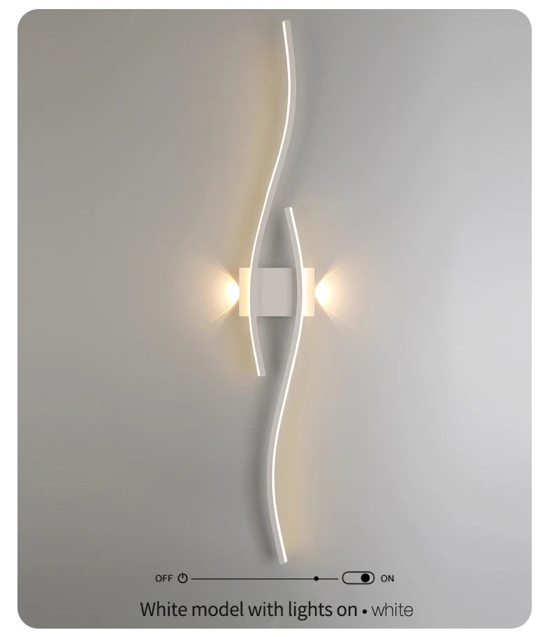 Modern LED Wall Lamp – Minimalist Lighting for Living Room, Bedroom & Kitchen