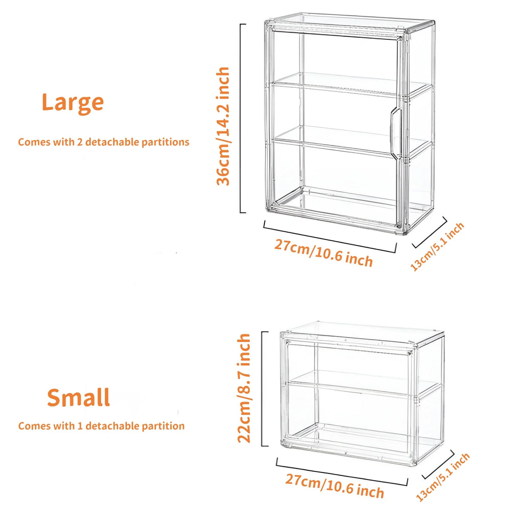 Clear Makeup Organizer Case