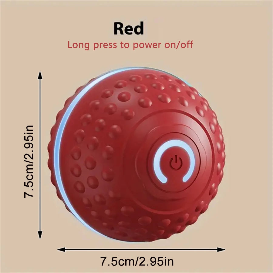 Smart Automatic Rolling Dog Ball – USB Rechargeable Interactive Pet Toy