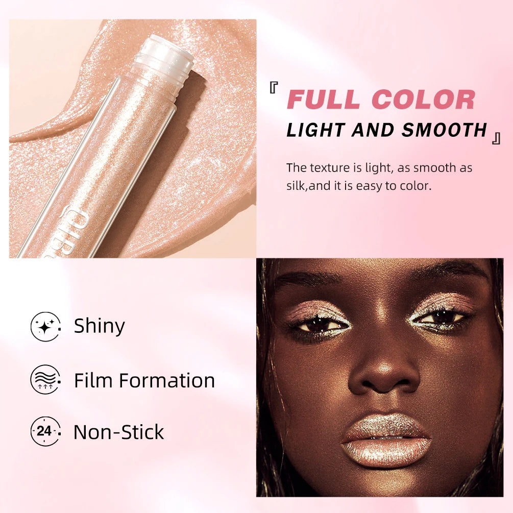 Rouge à lèvres liquide à paillettes de diamant, imperméable, longue durée, brillant à lèvres en métal, charmant, teinte de maquillage pour femmes