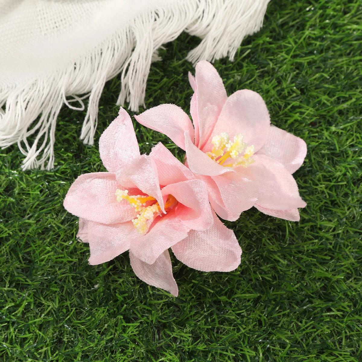 « Barrettes Femme – Fleurs Orchidée, Style Bohème »