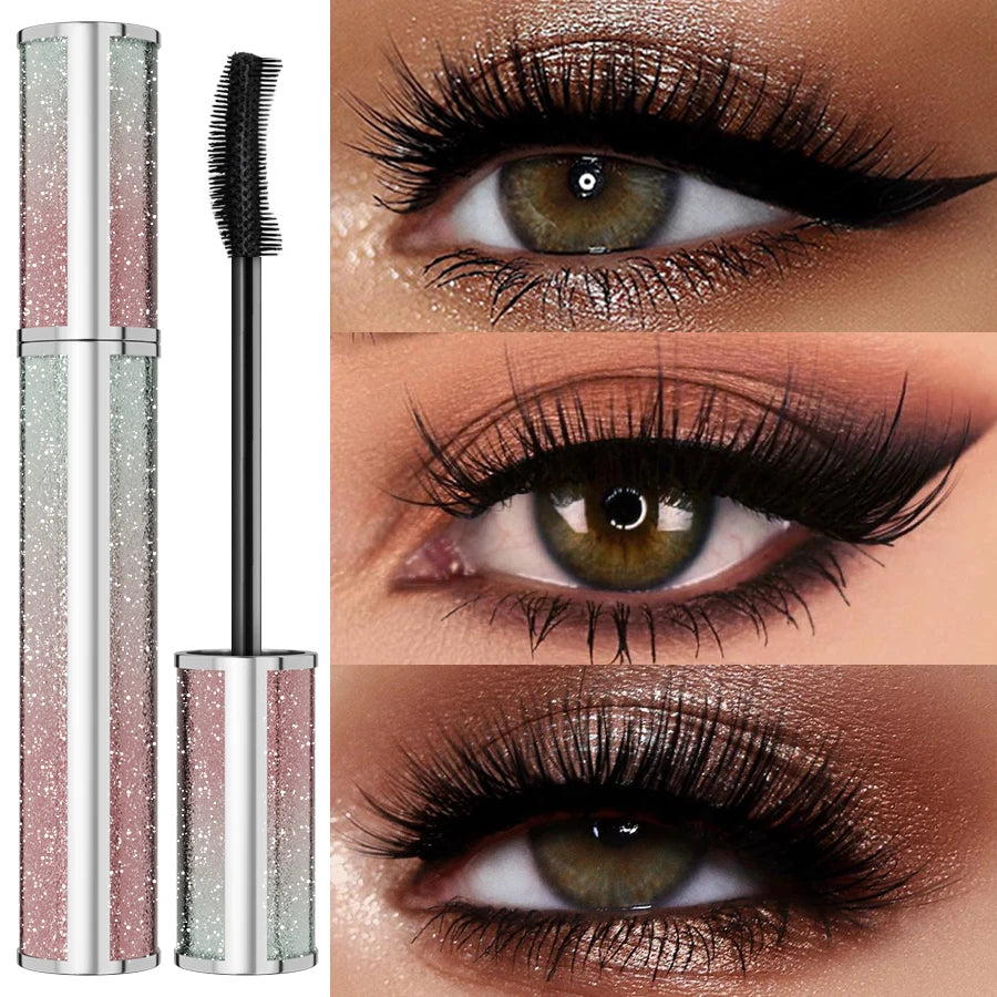 Mascara 5D noir allongeant cils 1 pièce brosse extensions maquillage coréen longue tenue épaississant yeux pour femmes