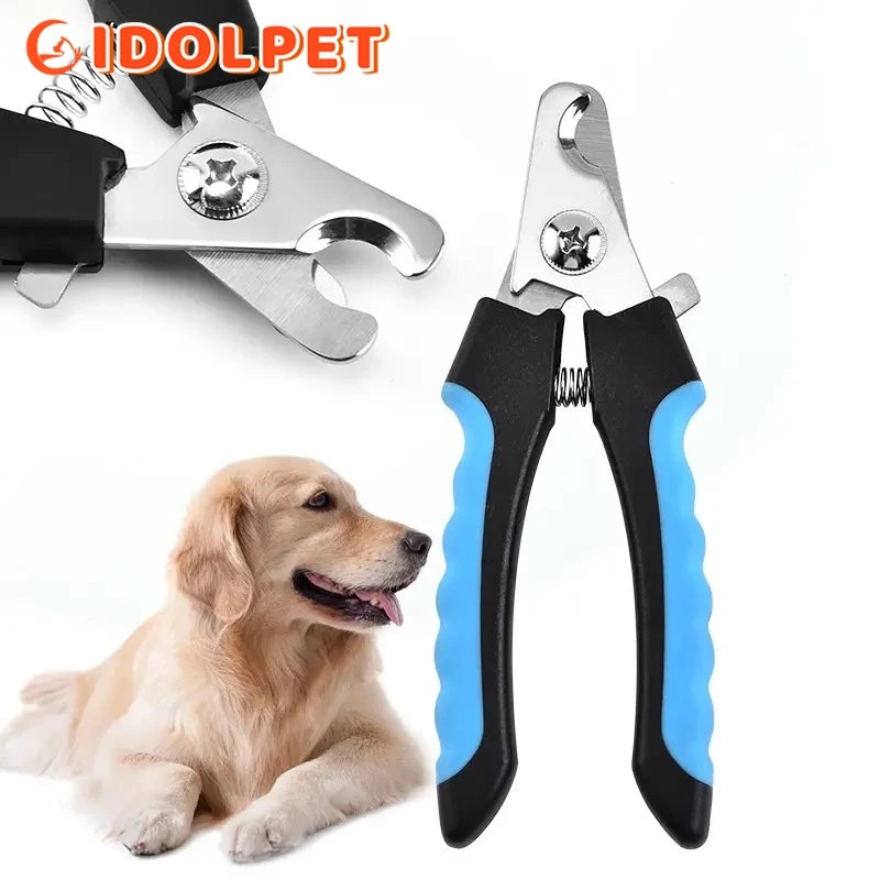 Professional Pet Nail Clipper with Safety Guard – Stainless Steel Grooming Tool