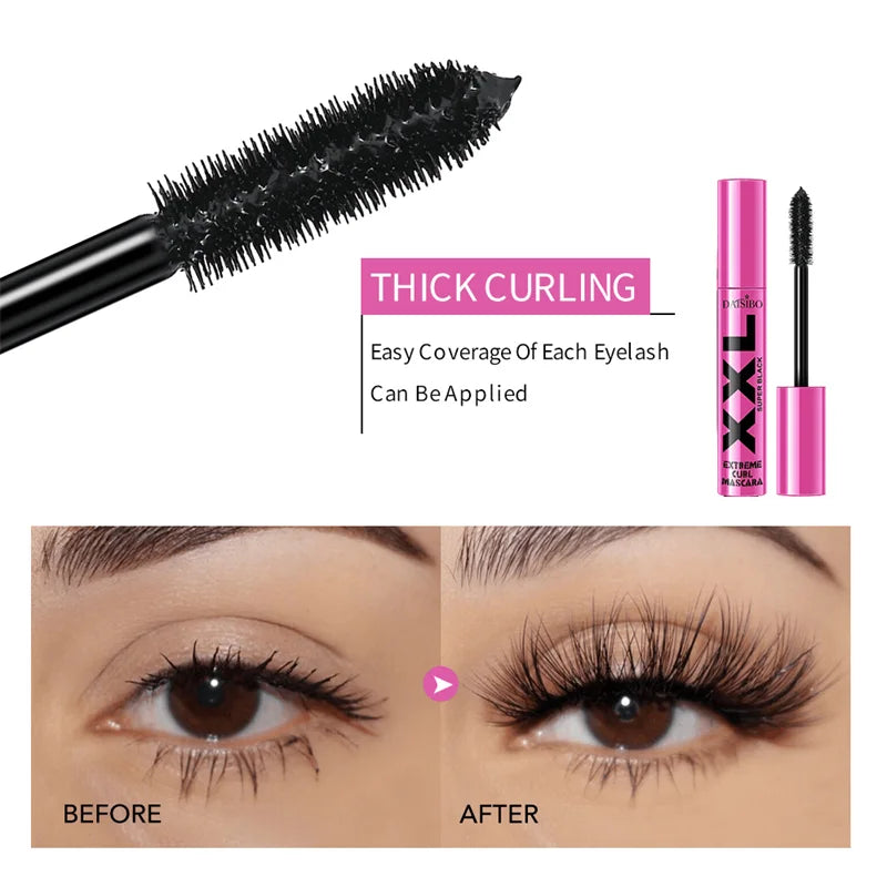 Mascara 5D extensions cils volumisant longue tenue waterproof anti-bavure noir séchage rapide