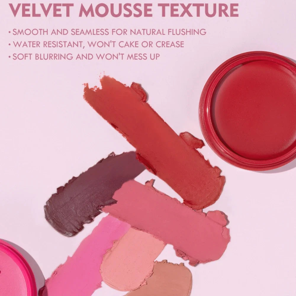 Blush gel  pour femmes maquillage quotidien et fêtes tous types de peau waterproof mat et lumineux contour joues