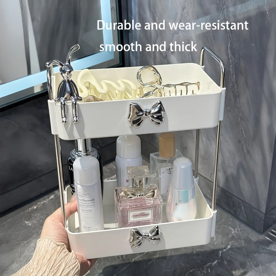 Bow Makeup Storage Organizer