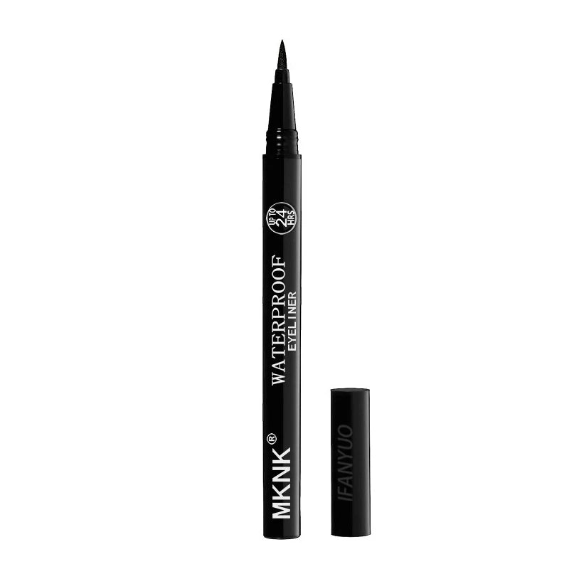 Eyeliner Liquide Noir Ultra Fin – Étanche, Longue Tenue, Mat Soyeux, Séchage Rapide, Anti-Écaillement, 1 ou 2 pcs, Maquillage des Yeux