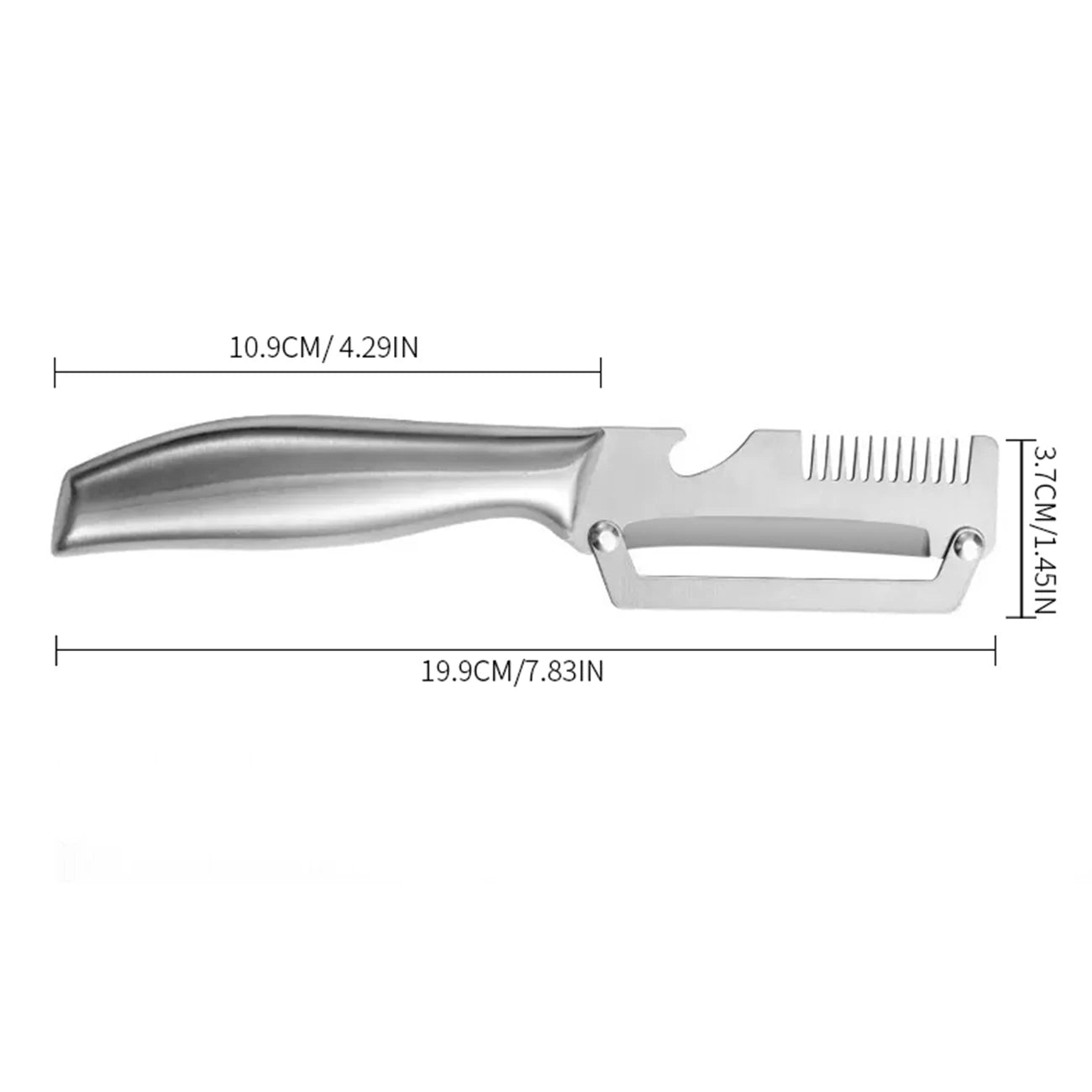 Wooden Multifunction Vegetable Peeler – Ergonomic Fruit & Vegetable Peeling and Slicing Tool
