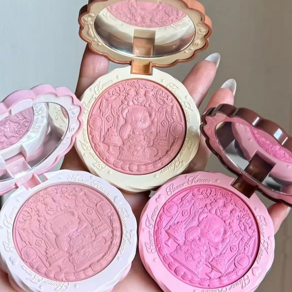 Blush en Poudre — Fini Satiné et Soyeux, Pour Joues, Contour et Highlight, Effet Naturel Mat pour le Visage