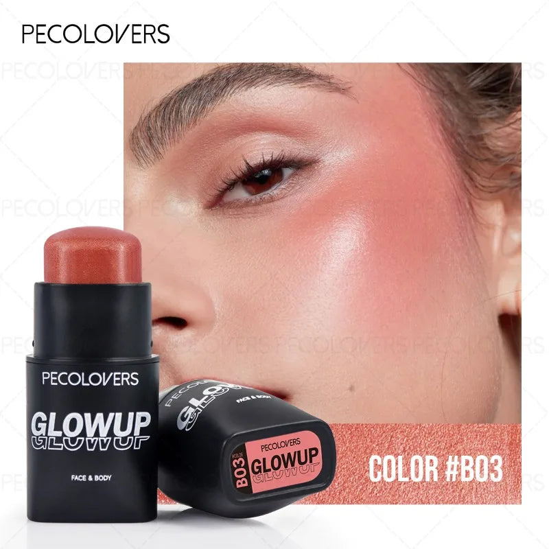 Stick Maquillage Multifonction — Blush pour le Visage, Choix de Couleurs Multiples, Waterproof et Résistant à la Transpiration, Cosmétiques pour le Visage