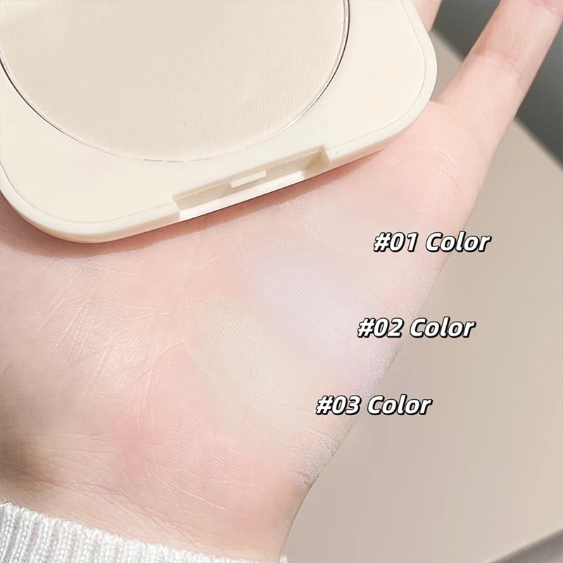 Poudre compacte coussinée pour le visage – Douce, contrôle de l’huile, matte, anti-cernes, finition lisse, poudre pressée pour maquillage, cosmétiques