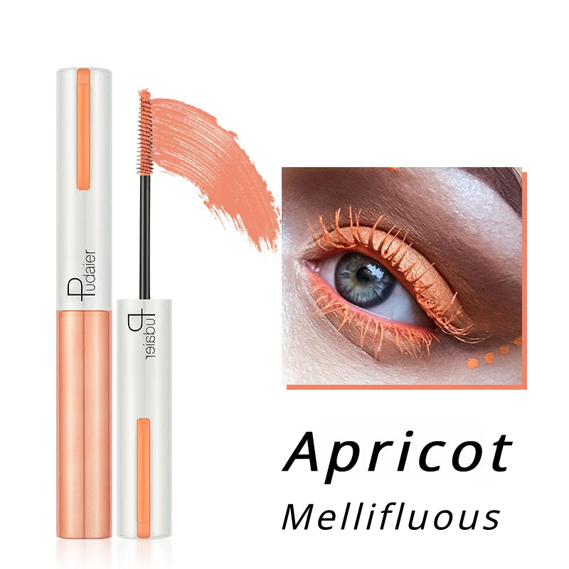 Mascara blanc 4D soyeux cils naturels longue tenue waterproof volume et courbure
