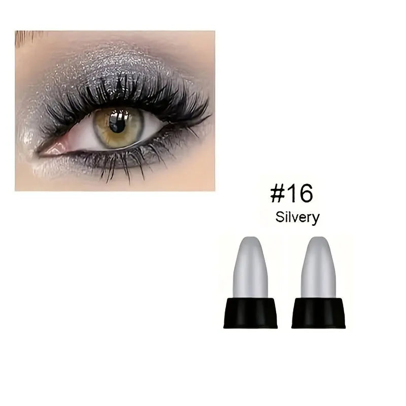 Eyeliner Waterproof 16 Couleurs – Maquillage Oeil Brillant et Durable
