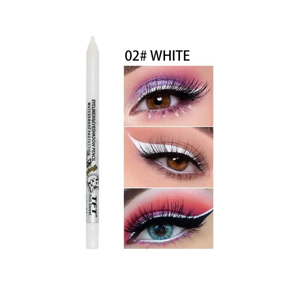 Crayon eyeliner longue tenue Fashion Not Blooming, waterproof, couleur, gel, ombre à paupières